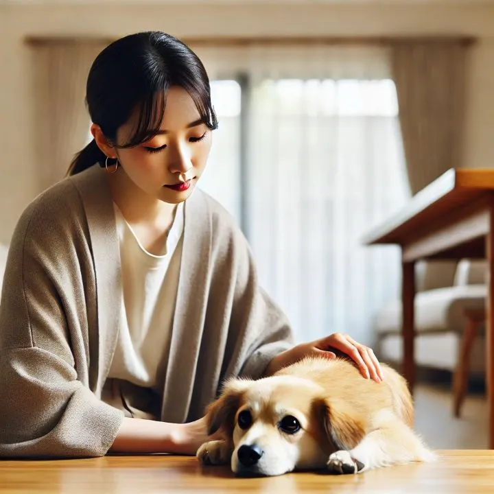 강아지 안락사 병원 갈지 고민하는 보호자 사진